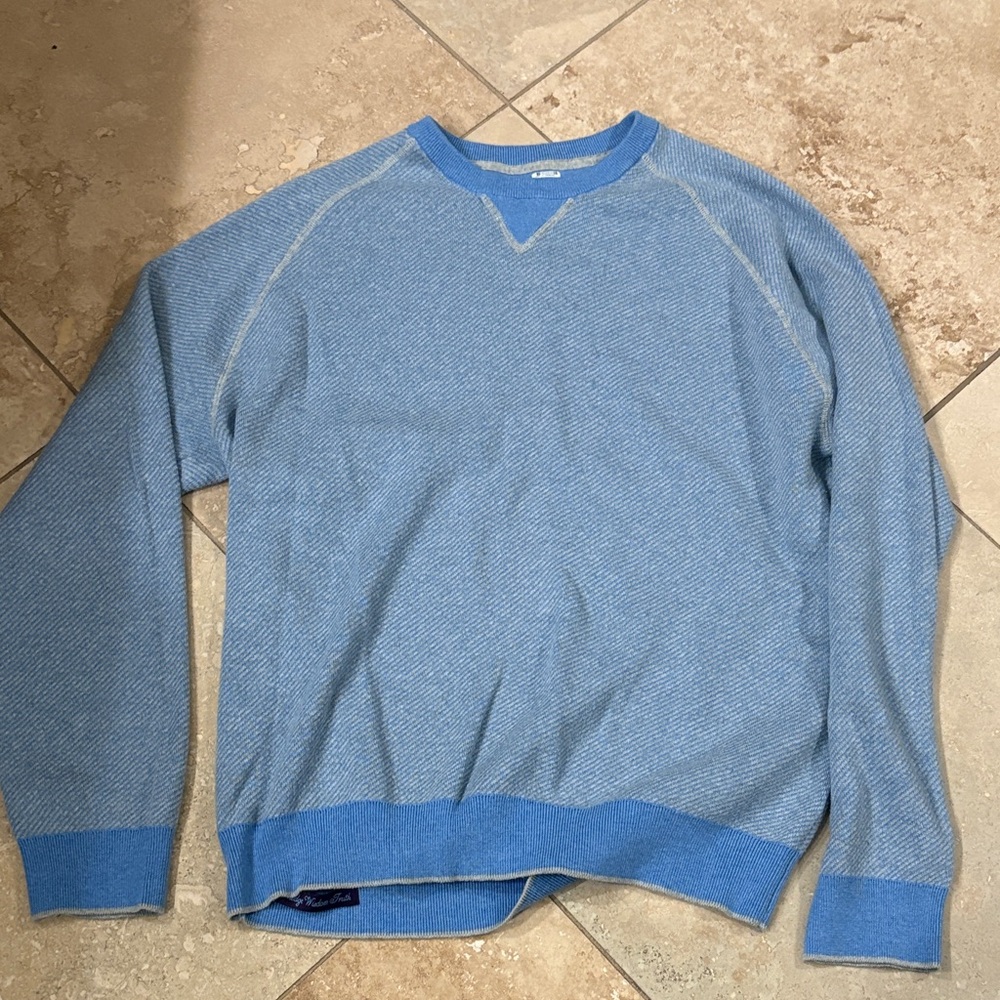 Robert Graham Light Blue Crewneck Sweater